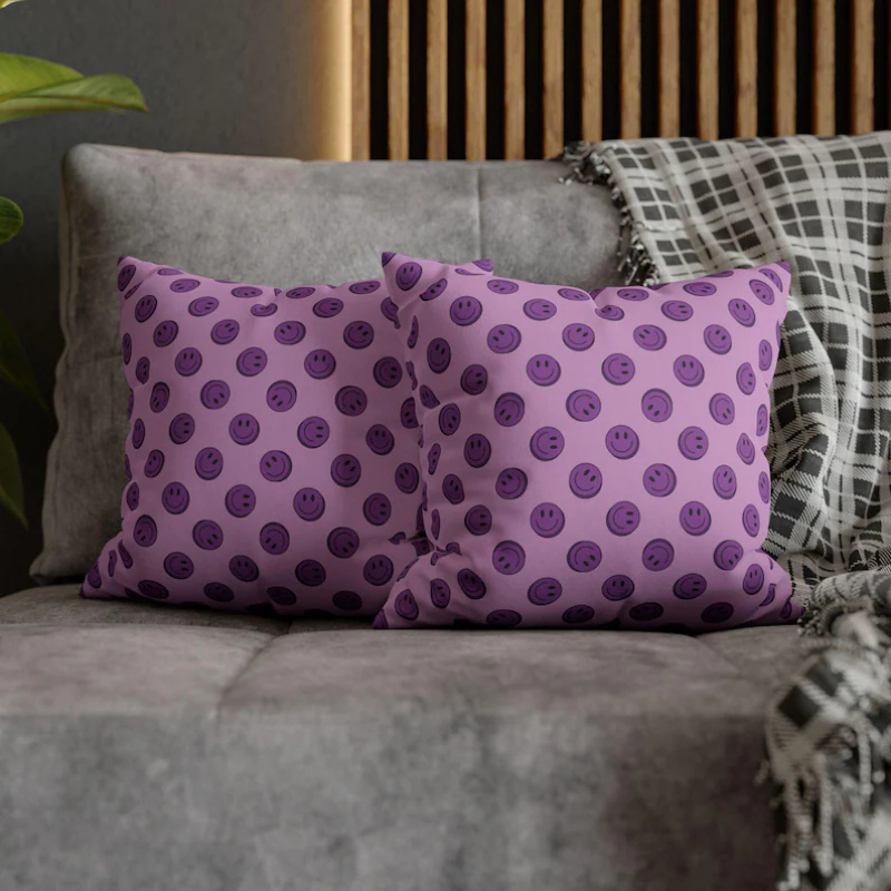 Home Decor Emoji - VIKAMA Funda de cojín con diseño