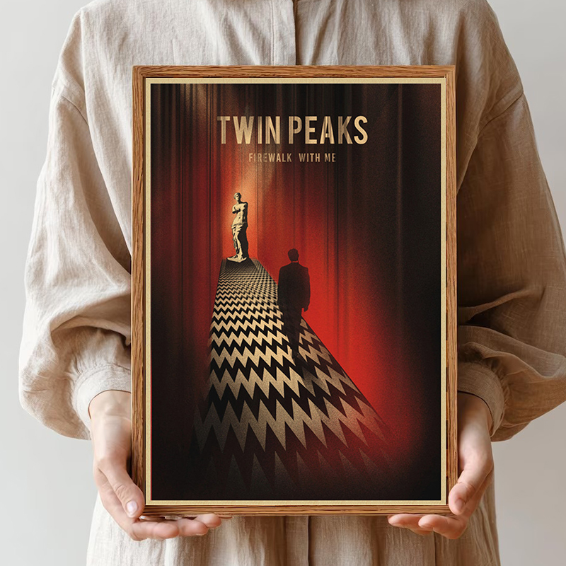Home Decor Y2K - TWIN PEAKS-Póster de papel kraft para