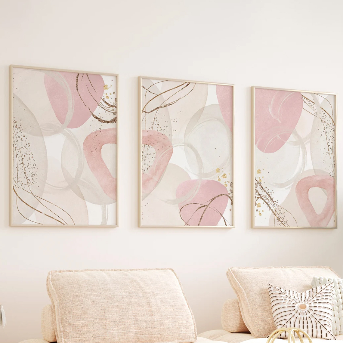 Home Decor Minimal - Juego de 3 piezas de arte