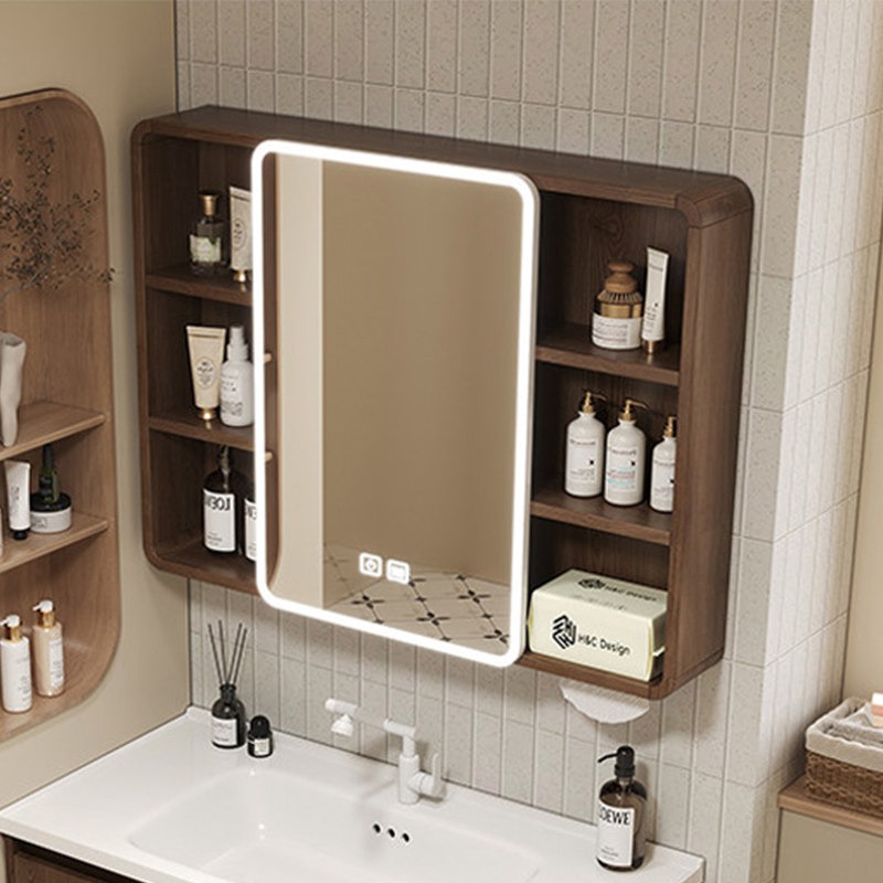 Home Decor Mirror - Armario de Baño con Espejo, Estantes