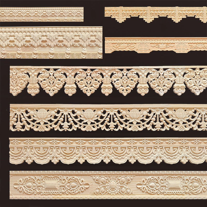 Home Decor Wall Molding - Moldura decorativa de madera para muebles,