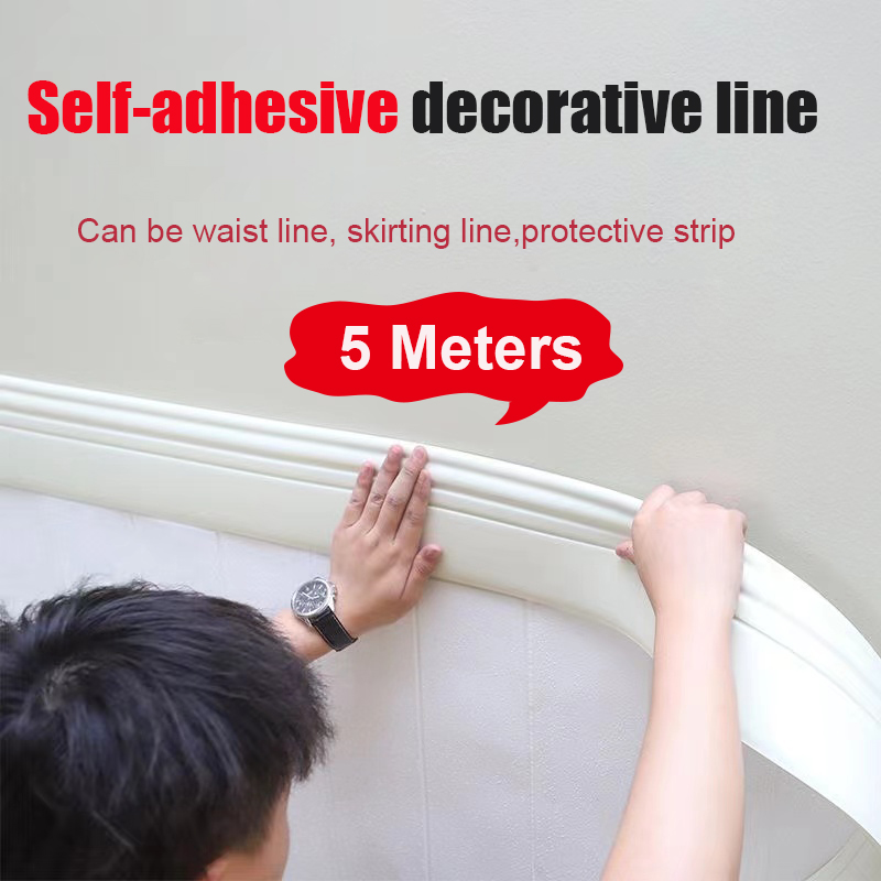 Home Decor Wall Molding - Moldura Autoadhesiva para Pared de 5