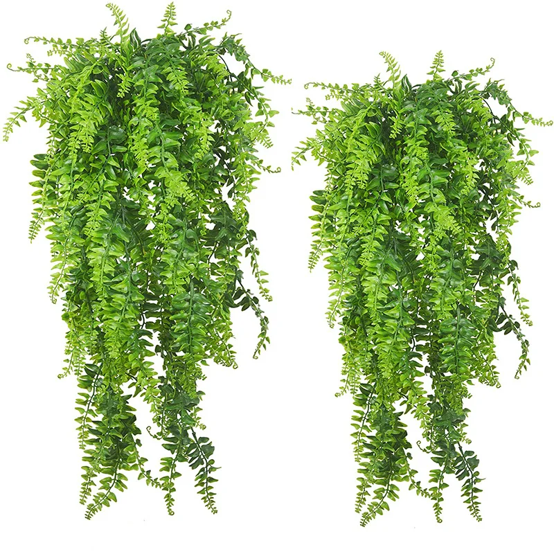 Home Decor Rattan - Colgante de pared Artificial, hierba persa