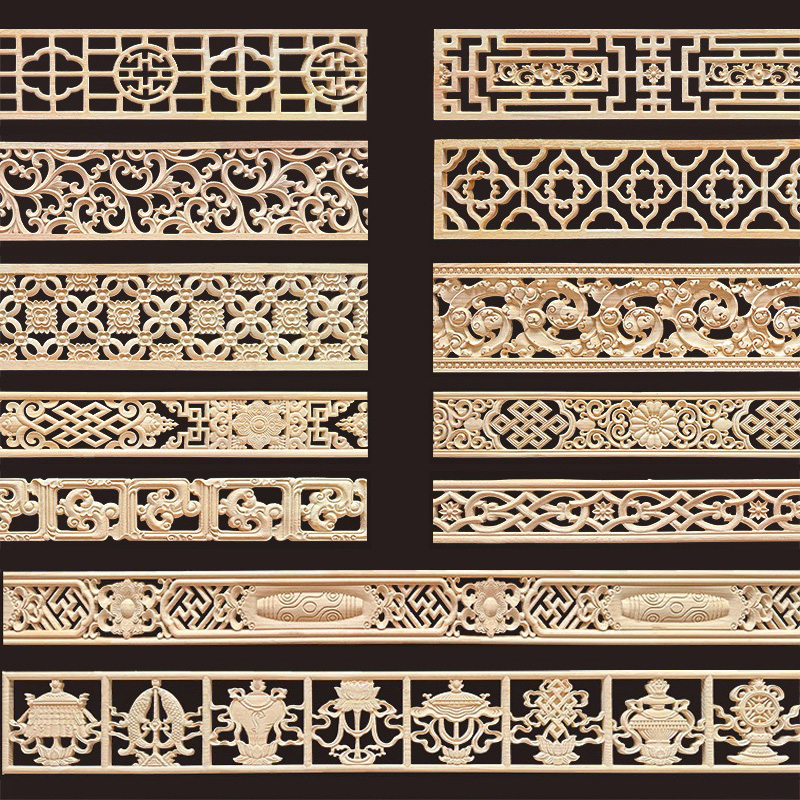 Home Decor Wall Molding - Moldura decorativa de madera tallada, marco