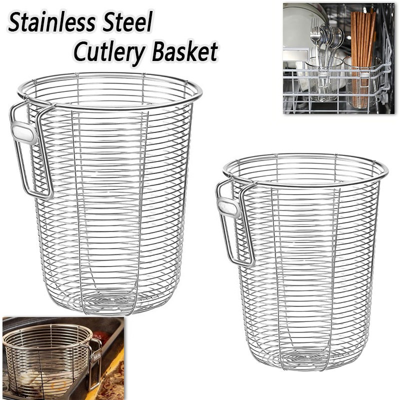 Woven Wall Basket - Organizador de palillos de cocina colgante