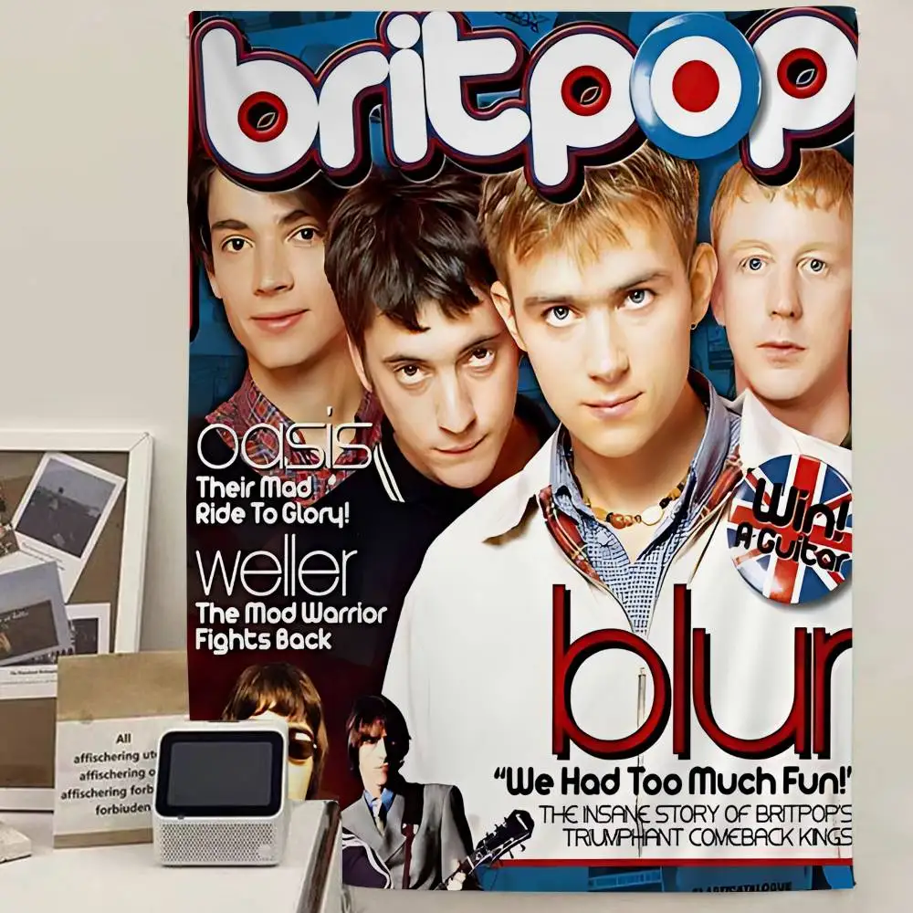 Home Decor Hippie - Band Musik Rapper Blur Anime tapiz