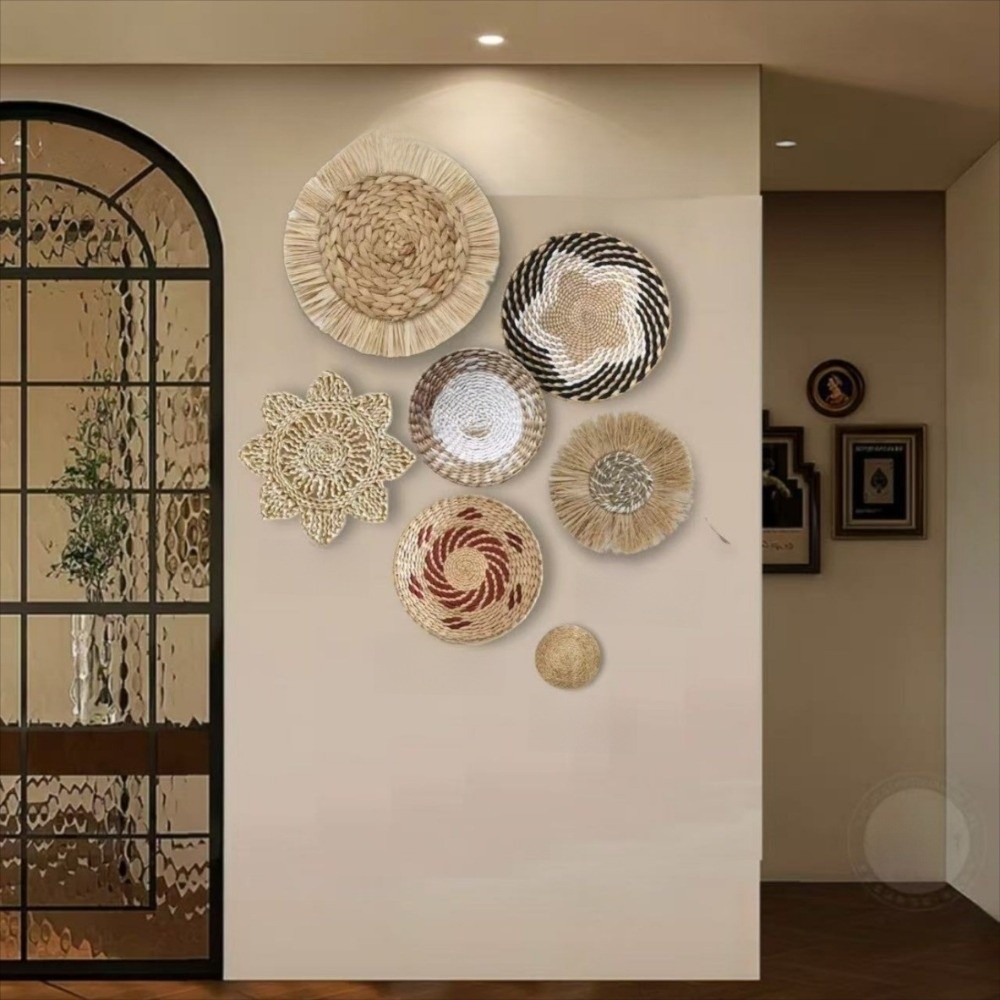 Bandeja Decorativa Boho de Paj - Woven Wall Basket reseña y precio