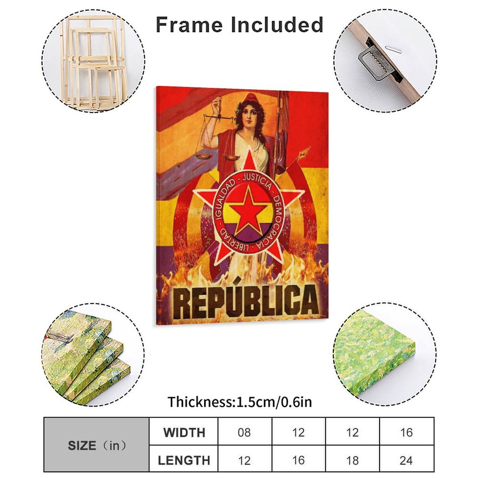 No Pasaran, revolución español - Home Decor Mirror reseña y precio