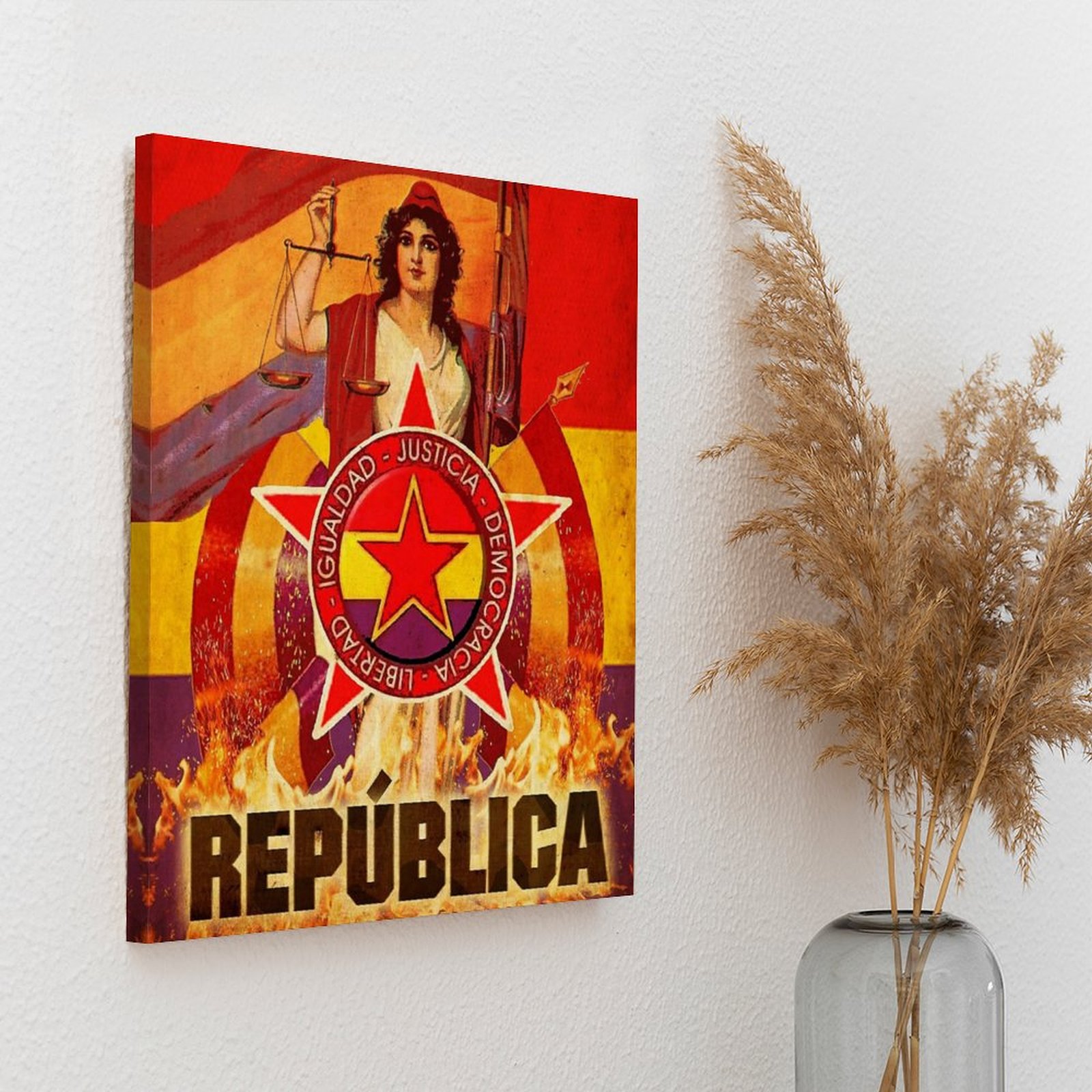 No Pasaran, revolución español - Home Decor Mirror reseña y precio