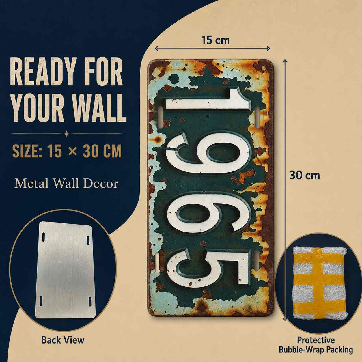 Letrero Vintage, Placa Decorat - Home Decor Qatar reseña y precio