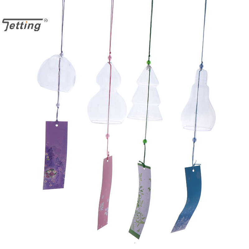 Campanas de viento de vidrio t - Home Decor Y2K reseña y precio