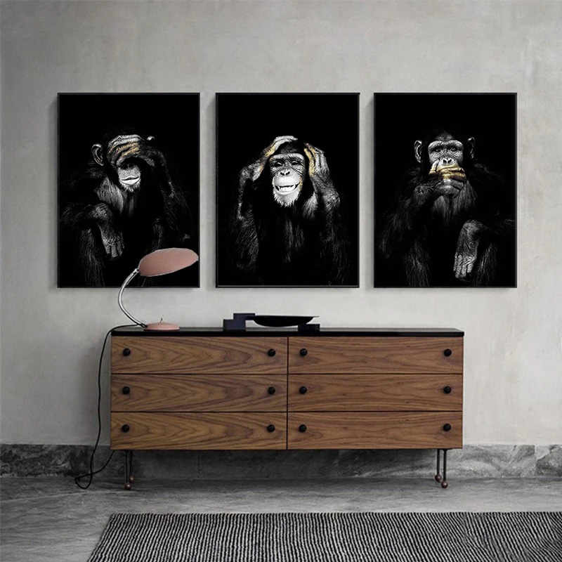 Póster HD de mono divertido, p - Home Decor Mirror reseña y precio