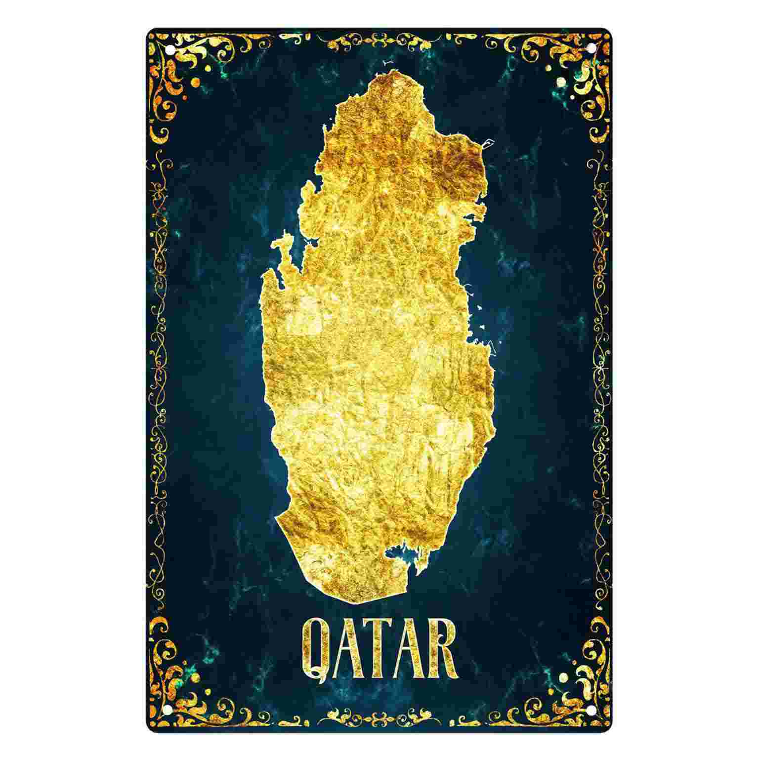 Letrero Metálico Decorativo 2D - Home Decor Qatar reseña y precio