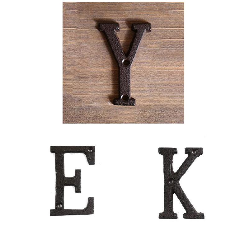 Letras y números de Metal de h - Home Decor Y2K reseña y precio