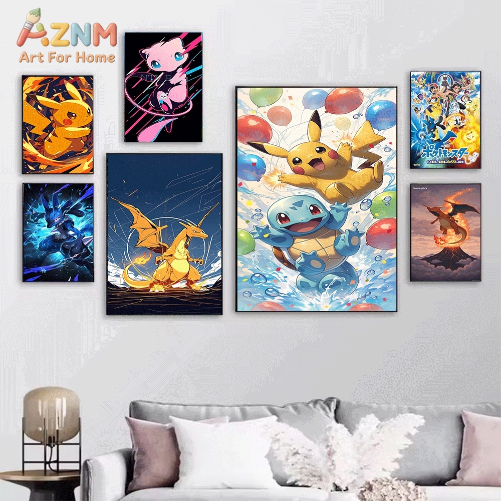 AZNM Kirby Rosa, Personaje de  - Watercolor Poster Print reseña y precio