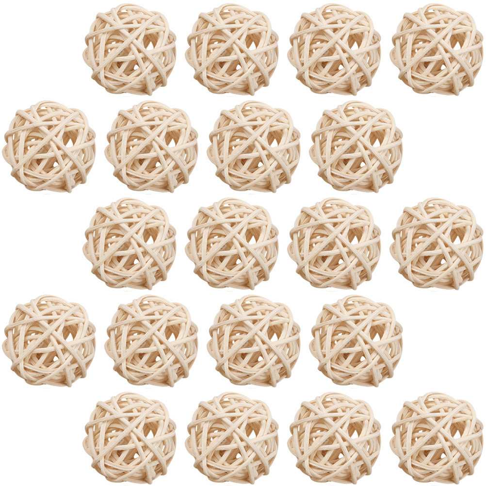 20 Piezas de Bolas de Ratán pa - Home Decor Rattan reseña y precio