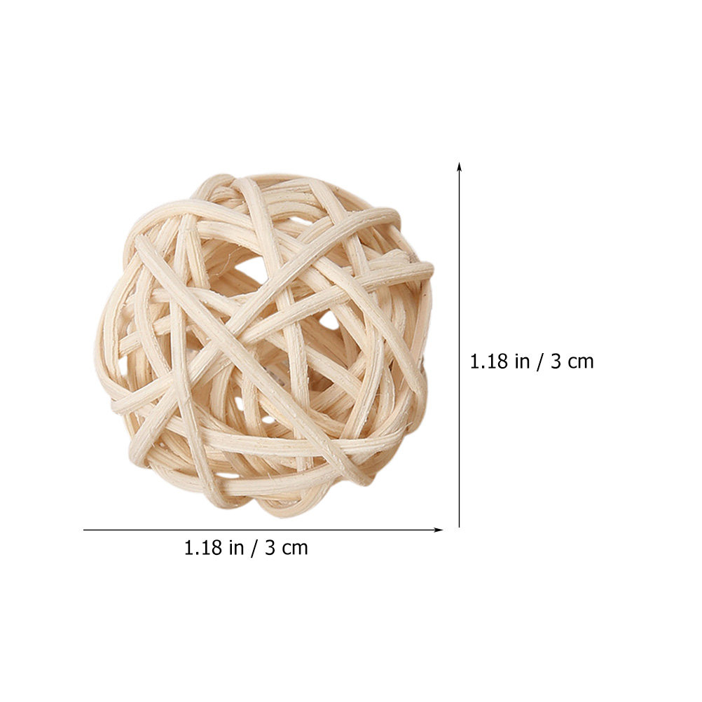 20 Piezas de Bolas de Ratán pa - Home Decor Rattan reseña y precio
