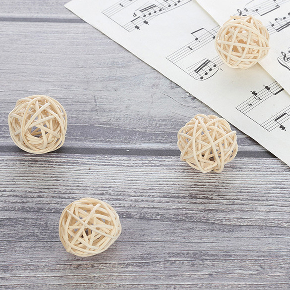 20 Piezas de Bolas de Ratán pa - Home Decor Rattan reseña y precio