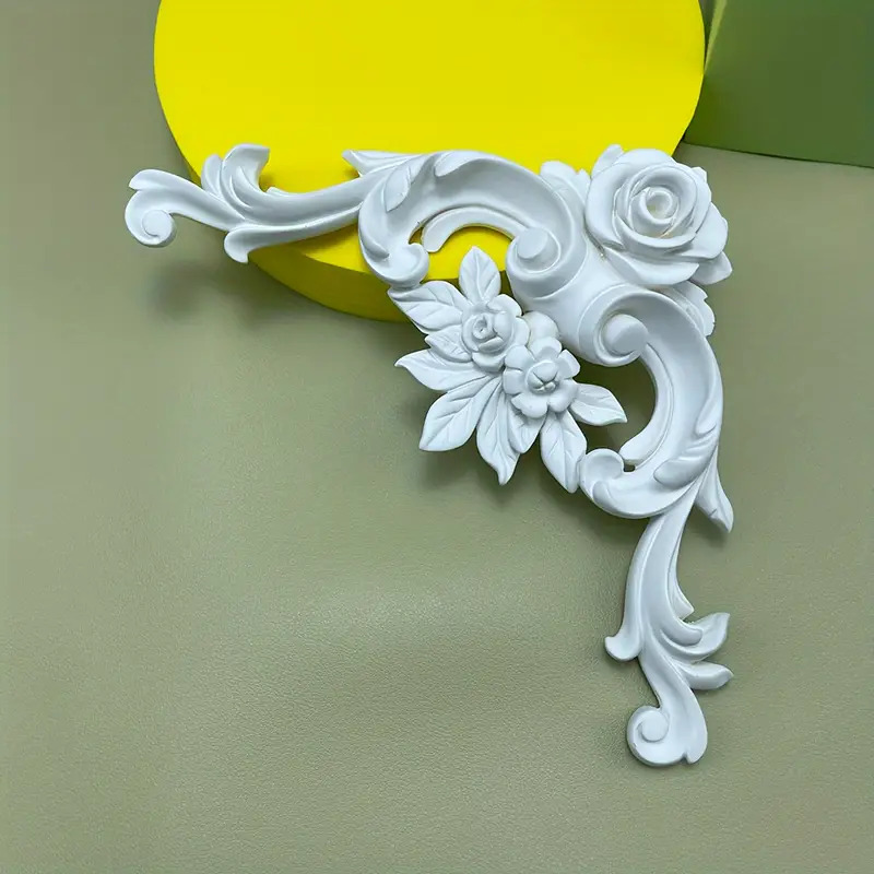 Moldura de esquina floral de p - Home Decor Wall Molding reseña y precio