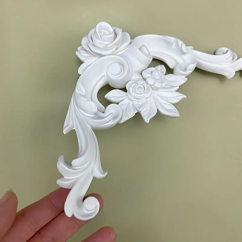 Moldura de esquina floral de p - Home Decor Wall Molding reseña y precio
