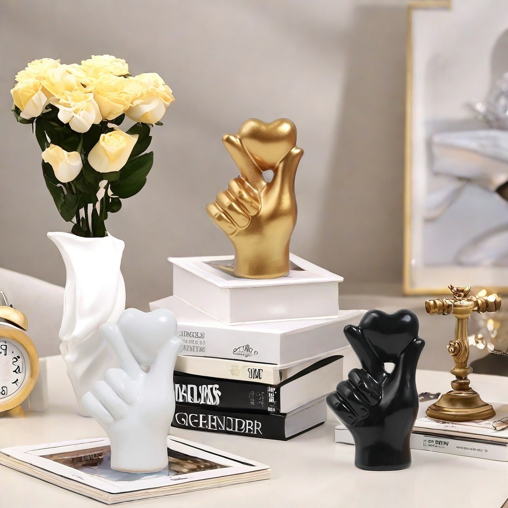 Estatuas de gesto de mano en f - Home Decor Y2K reseña y precio