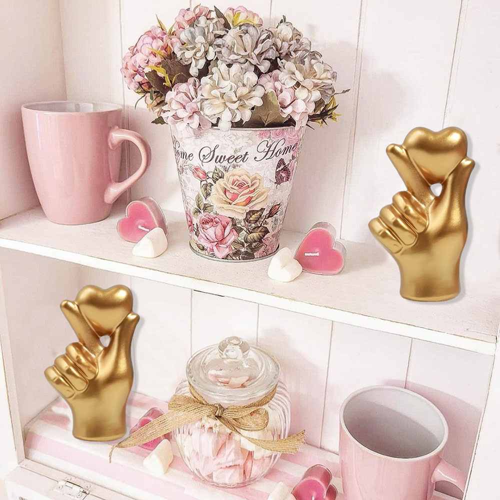 Estatuas de gesto de mano en f - Home Decor Y2K reseña y precio