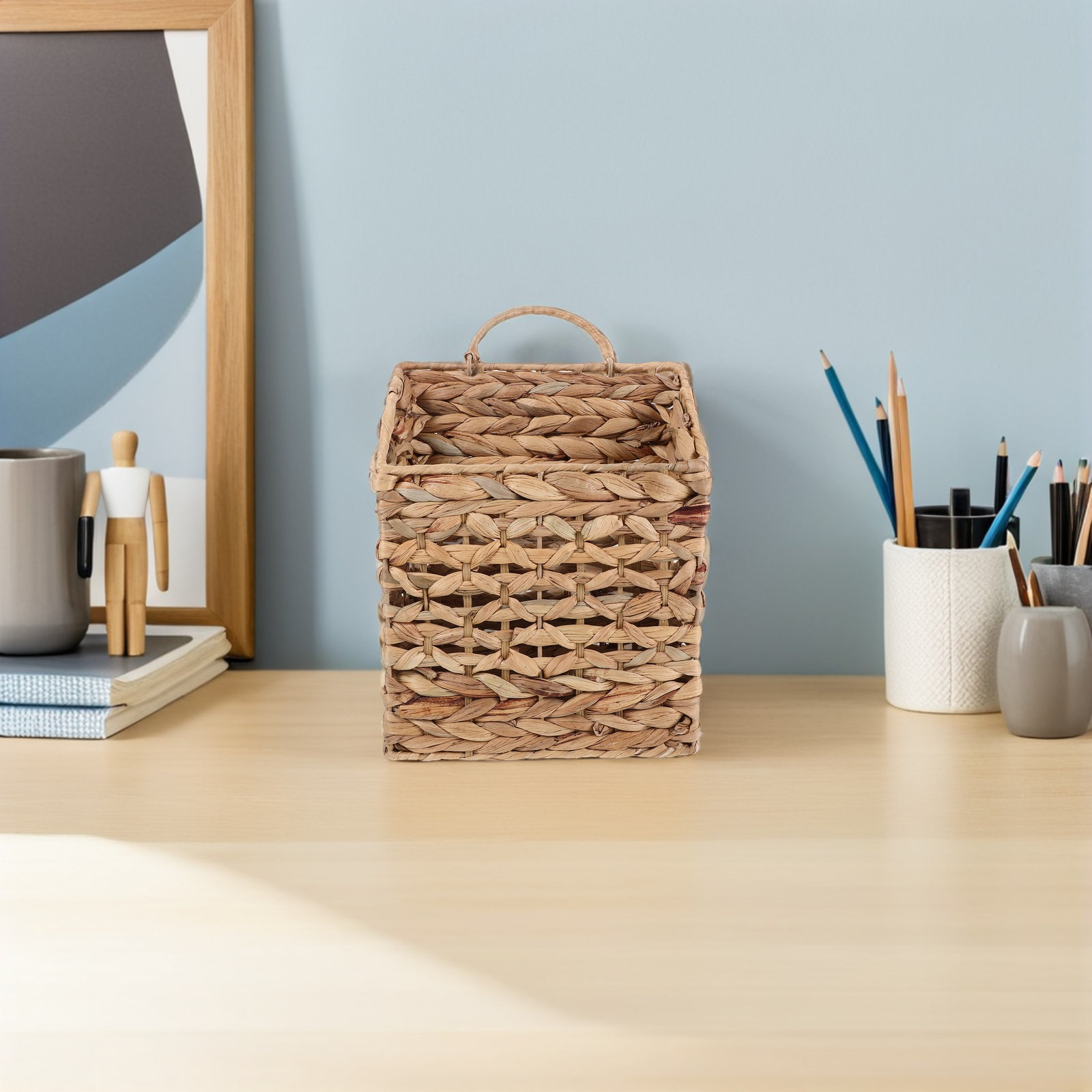 Cesta de almacenamiento colgan - Woven Wall Basket reseña y precio