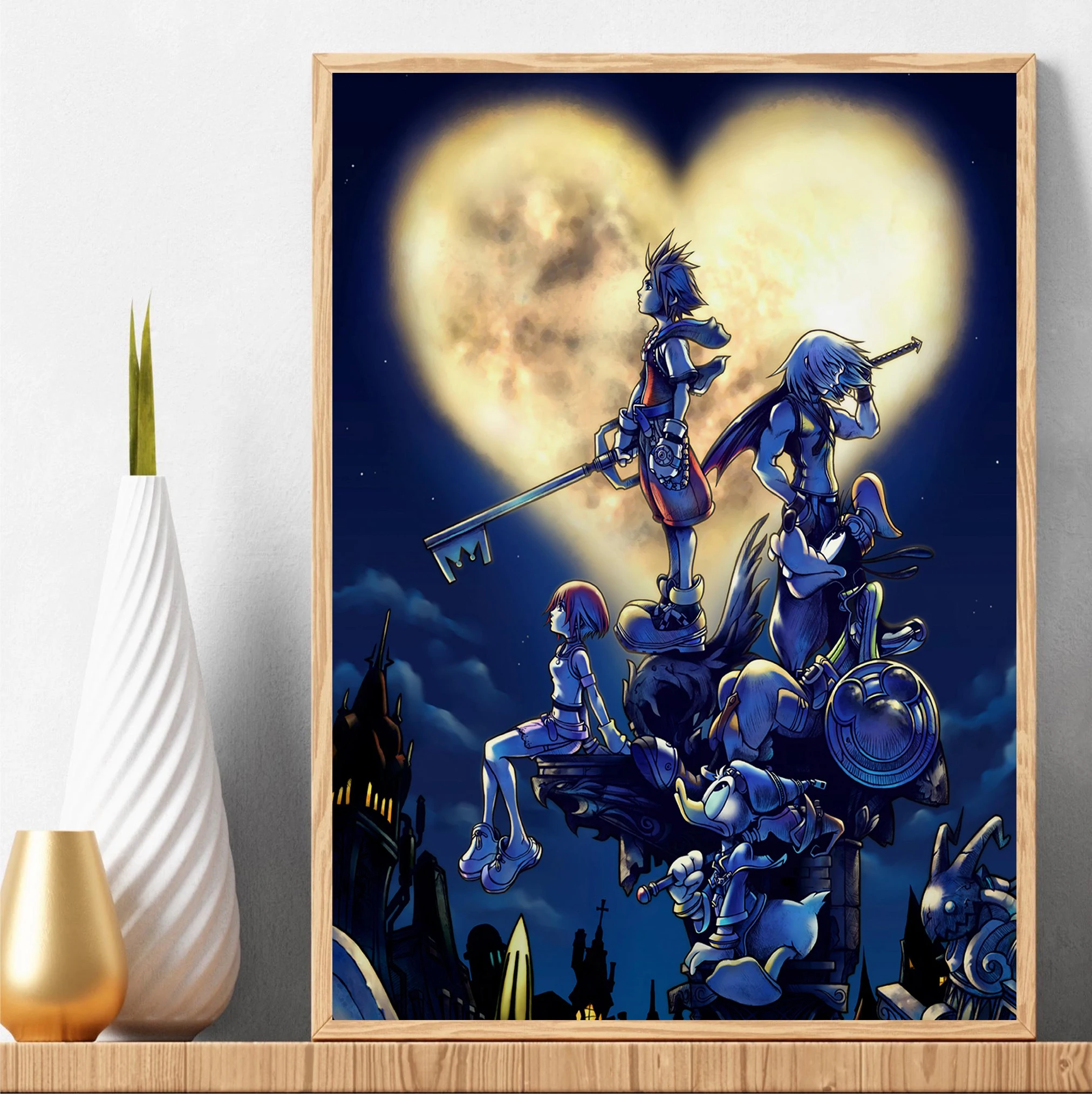 Pósteres Retro de corazones de - Watercolor Poster Print reseña y precio