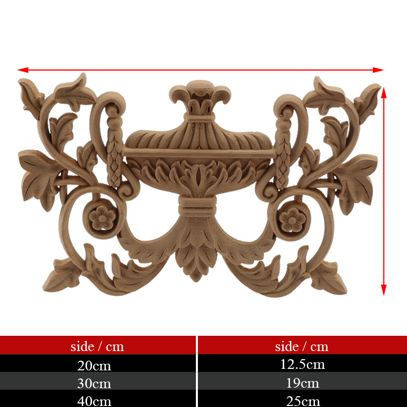 Apliques de madera tallada par - Home Decor Wall Molding reseña y precio