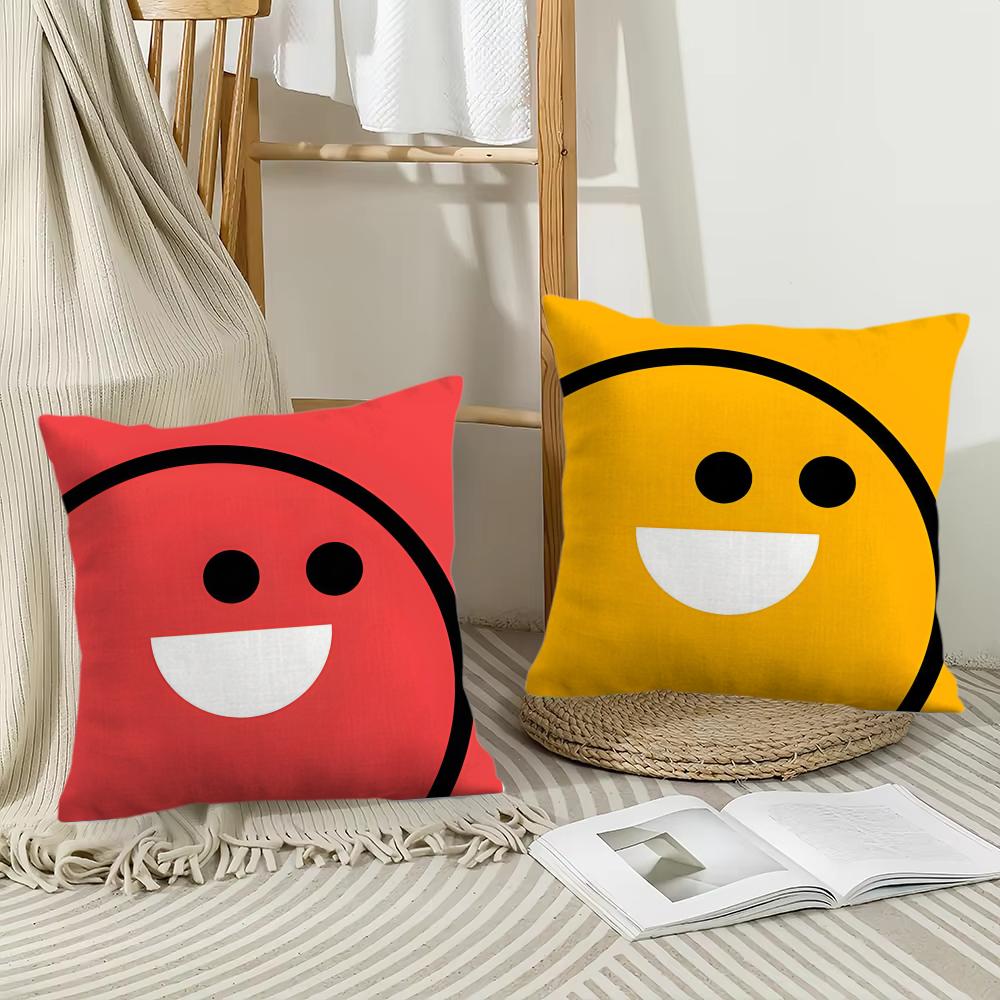 Funda de cojín con emoji sonri - Home Decor Emoji reseña y precio