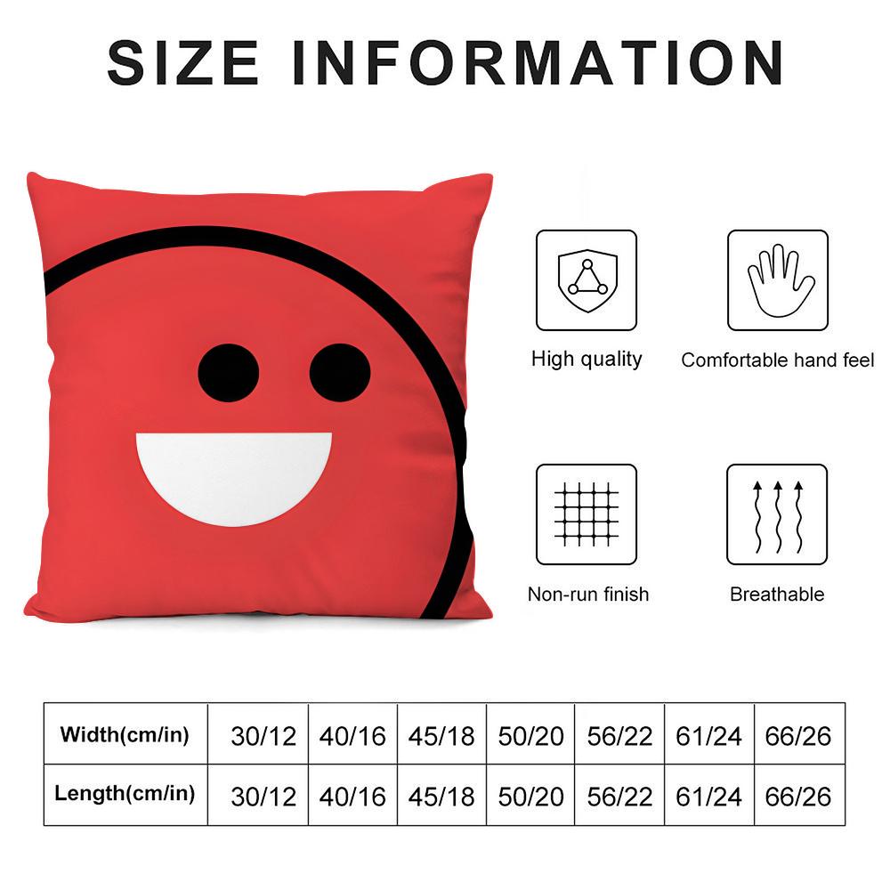 Funda de cojín con emoji sonri - Home Decor Emoji reseña y precio