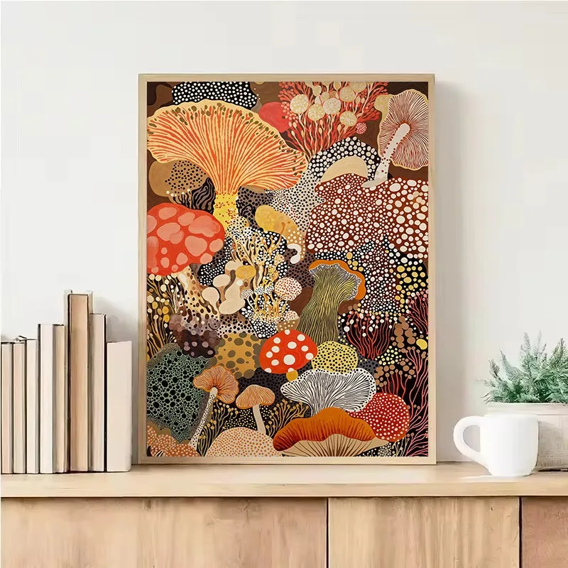 Póster de flores de medusas co - Home Decor Exhibition reseña y precio
