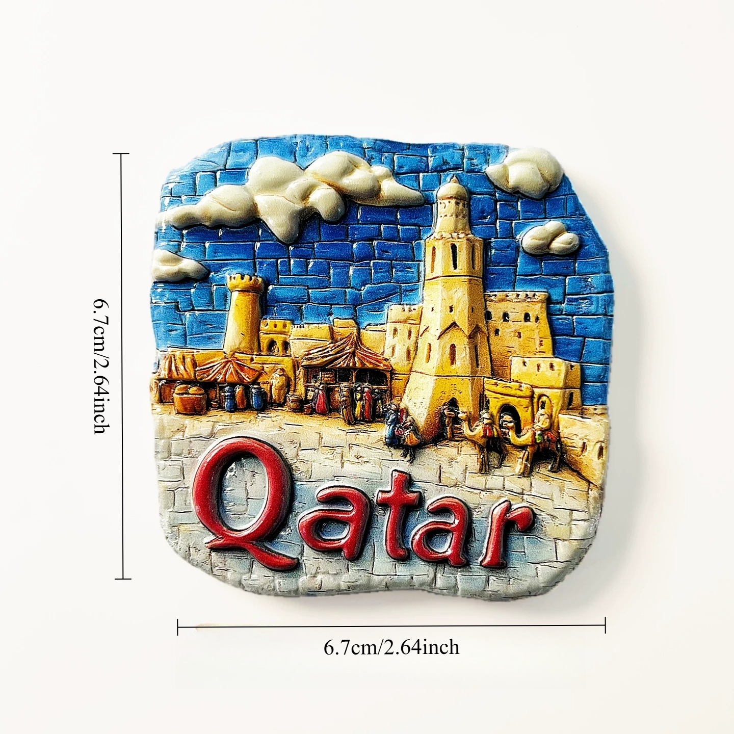 Imanes de nevera 3D de Qatar,  - Home Decor Qatar reseña y precio