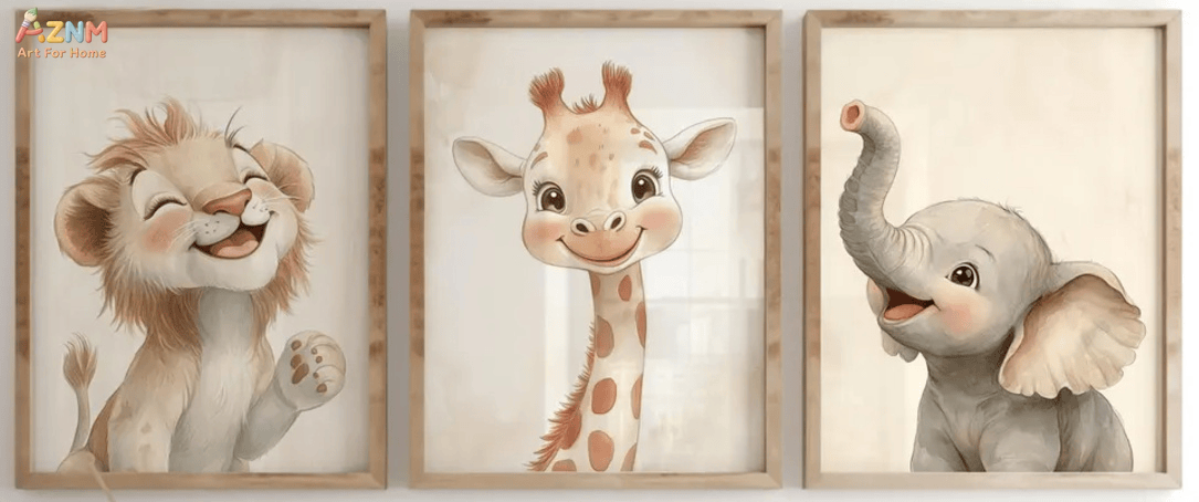 [2D Plano] 1/3 piezas de póste - Watercolor Poster Print reseña y precio