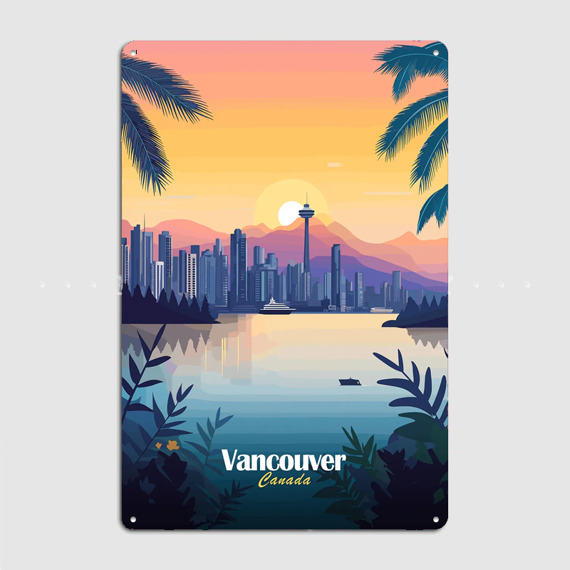 Pósteres de paisajes de viaje  - Home Decor Vancouver reseña y precio