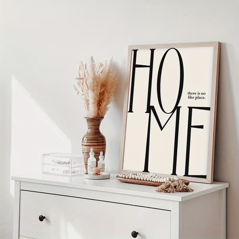 Impresión de arte de pared con - Home Decor Minimal reseña y precio