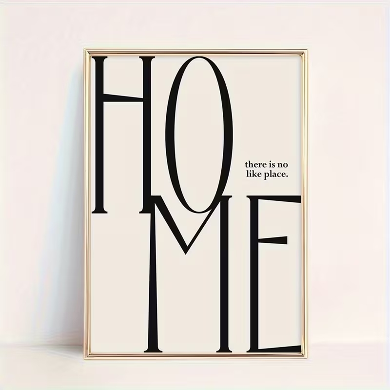 Impresión de arte de pared con - Home Decor Minimal reseña y precio