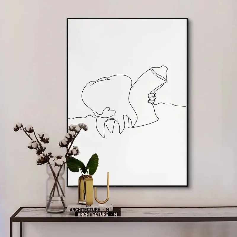 Pintura en lienzo, imagen artí - Home Decor Minimal reseña y precio