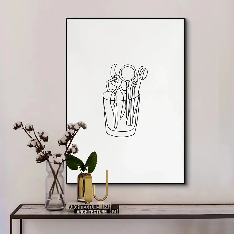 Pintura en lienzo, imagen artí - Home Decor Minimal reseña y precio