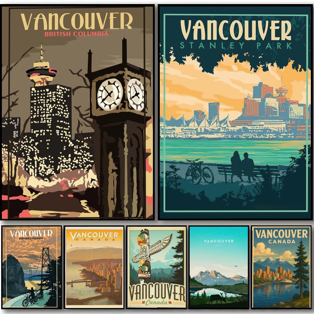 Póster de Vancouver con paisaj - Home Decor Vancouver reseña y precio