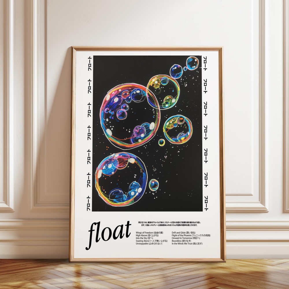 Póster Japonés Rojo con Dibujo - Home Decor Exhibition reseña y precio