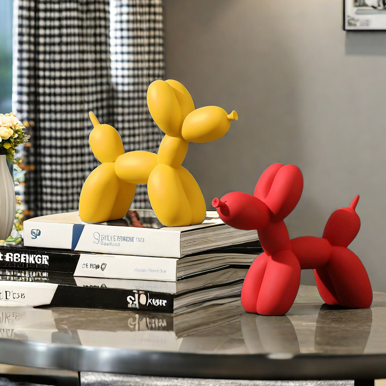 Estatua de Perro Globo de Colo - Home Decor Exhibition reseña y precio