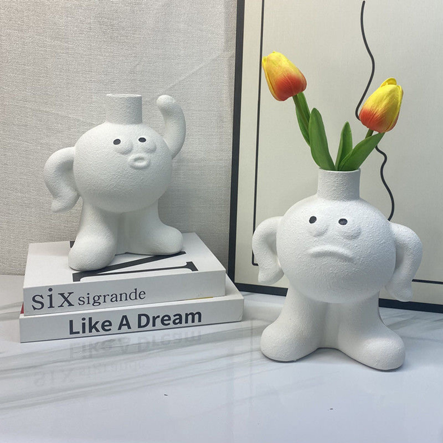 Florero de cerámica creativo,  - Home Decor Emoji reseña y precio