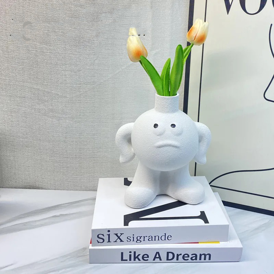 Florero de cerámica creativo,  - Home Decor Emoji reseña y precio