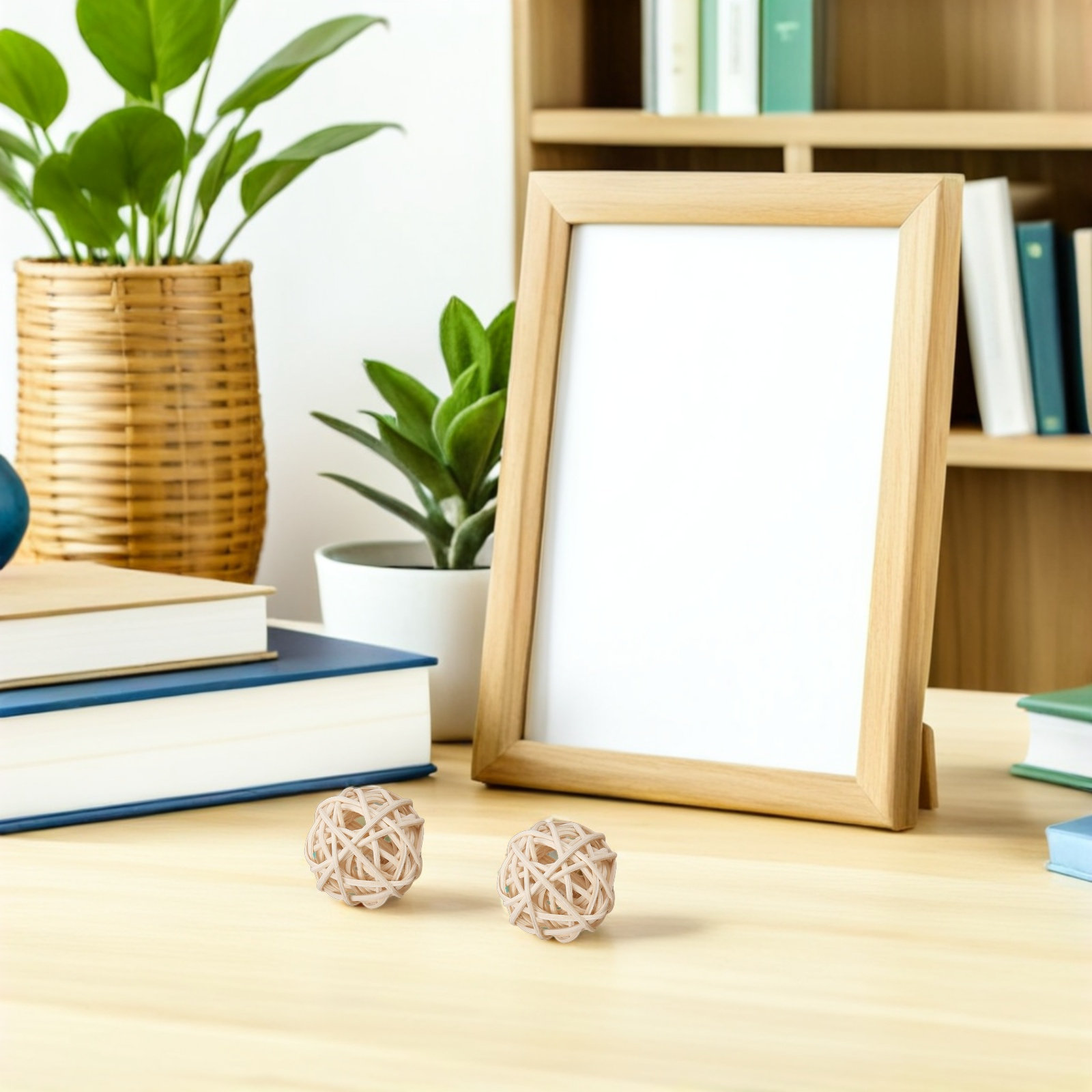 35 Bolas de Ratán Natural para - Home Decor Rattan reseña y precio