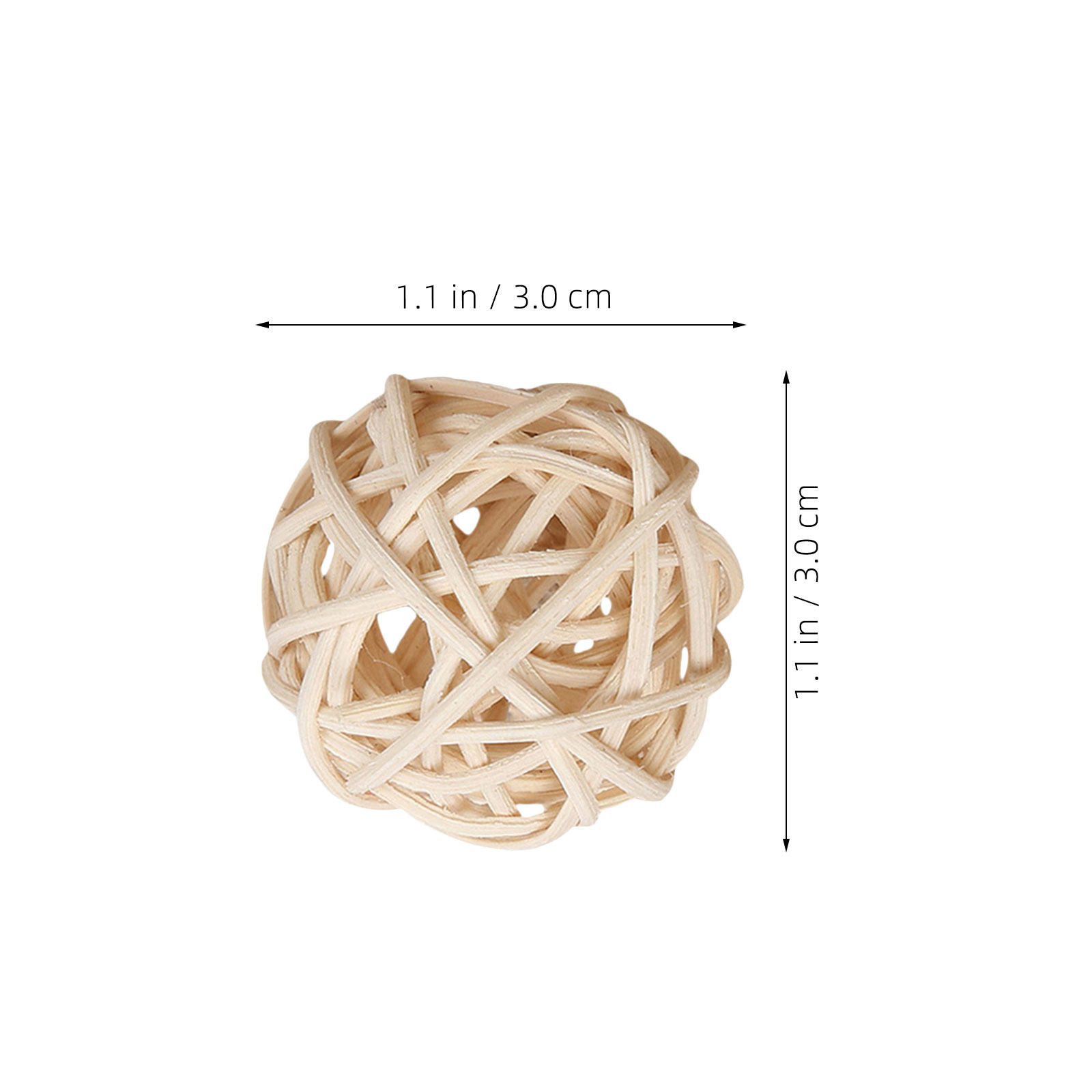 35 Bolas de Ratán Natural para - Home Decor Rattan reseña y precio