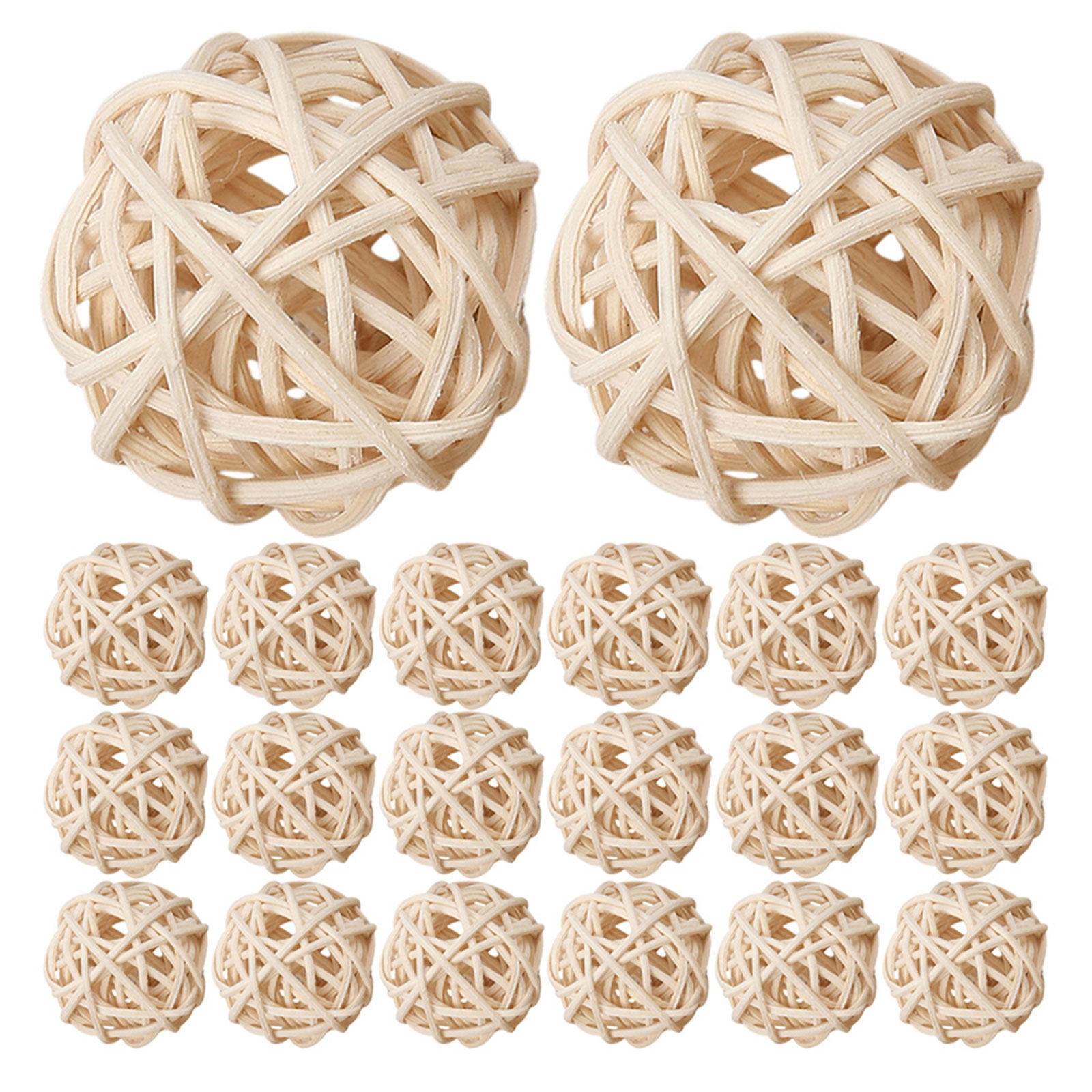35 Bolas de Ratán Natural para - Home Decor Rattan reseña y precio