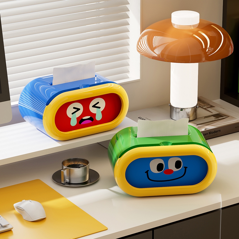 Uforu Funny Emoji Caja de alma - Home Decor Emoji reseña y precio