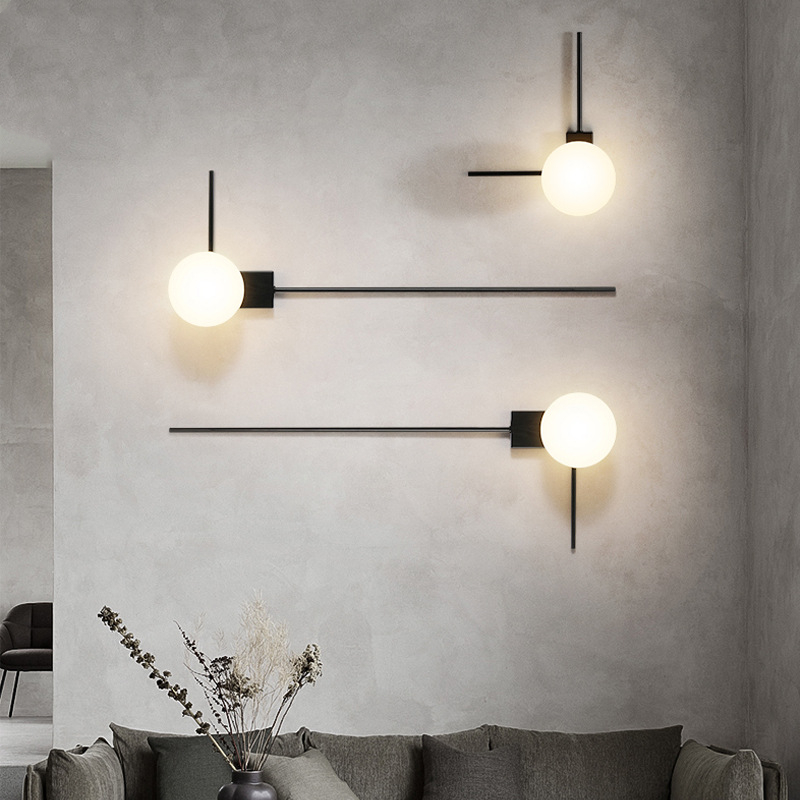 Luces de pared de bola de crea - Home Decor Mirror reseña y precio