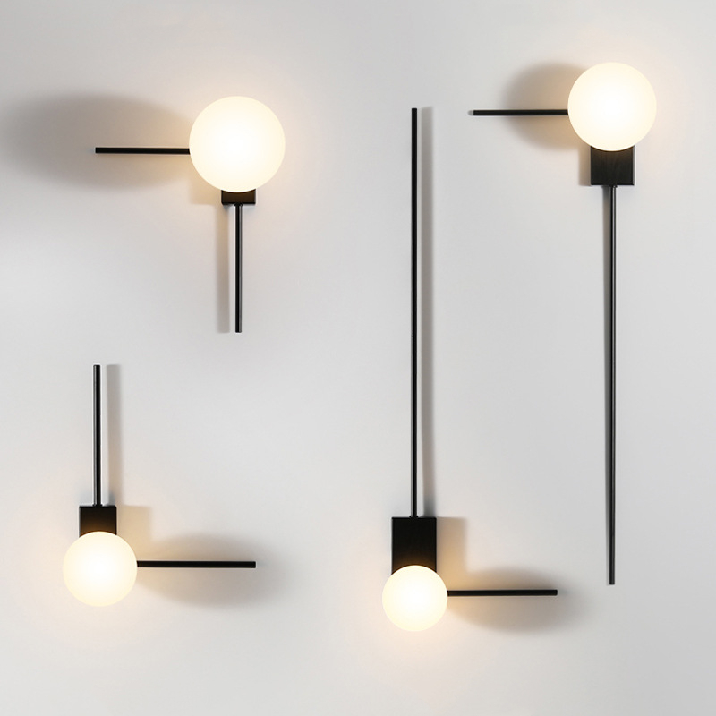 Luces de pared de bola de crea - Home Decor Mirror reseña y precio